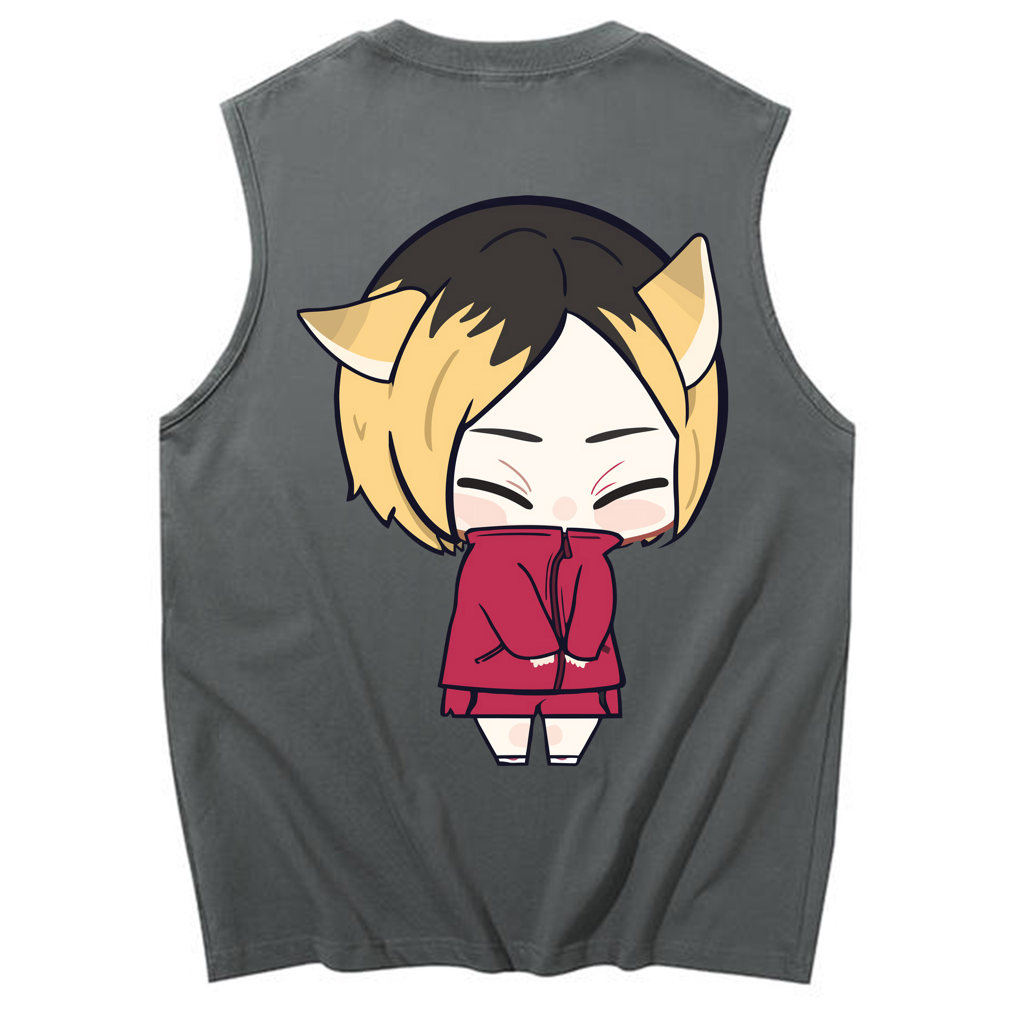 （画像用） ハイキュー!! Haikyu!! コットン100％タンクトップ（背面プリント）